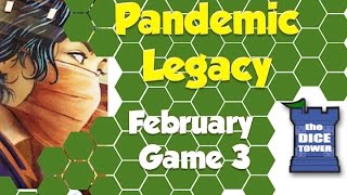 Pandemic Legacy Playthrough February Game 3 SPOILERS [upl. by Nesaj]