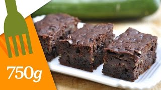 Recette de Gâteau au chocolat et à la courgette  750g [upl. by Cohbath]