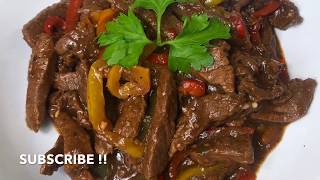 PEPPER STEAK RECIPE  TERRIANNS KITCHEN [upl. by Onaimad]