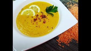 Lentil Soup Middle Eastern Recipe [upl. by Eciuqram]