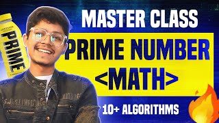 PRIME NUMBERS📝  MASTER CLASS✅  Sieve of Eratosthenes  Segmented Sieve  Prime Factorization [upl. by Papagena476]