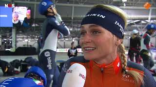 Irene Schouten wint massa start Stavanger [upl. by Reginald]