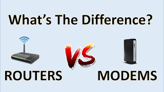 Computer Fundamentals  Routers VS Modems  What is the Difference Between a Router and a Modem PC [upl. by Rocker]