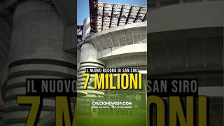 SAN SIRO SI PREPARA AL NUOVO RECORD SI INCASSI calcionews24 seriea [upl. by Ytineres]