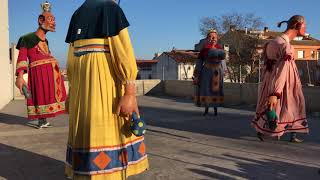 Ball dels gegants bojos del carnaval de Solsona [upl. by Lehcyar]