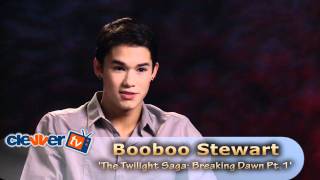 The Twilight Saga Breaking Dawn  Part 1  Booboo Stewart Interview [upl. by Minerva822]