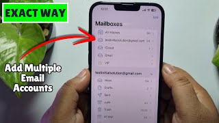 How to add Multiple Email Accounts to iPhone Mail App Updated [upl. by Enaerb]