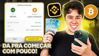 COMPREI 100 REAIS EM BITCOIN NA PRÁTICA PELA BINANCE GUIA DEFINITIVO PARA COMPRAR CRIPTOMOEDAS [upl. by Kacerek808]