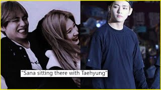 TWICE Sana ANNOUNCES RELATIONSHIP w Taehyung at BACKSTAGE PARTY Taehyung Publicly Holds Hands [upl. by Silvana]