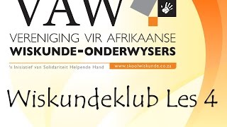 Wiskundeklub Les 4 [upl. by Uliram]