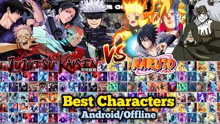 New Jujutsu Kaisen X Naruto Mugen V2 Full Charcters Game Android 2024 [upl. by Ahsram]