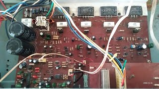 KONZERT AV  533 INTEGRATED AMPLIFIER NO SOUND amp MELTED RELAY COVER OVERHEATING [upl. by Flossie645]