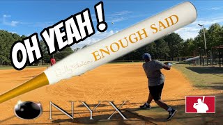 Onyx Enough Said  Billy Hudson Senior Softball Bat Review [upl. by Cristian937]