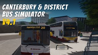 ROBLOX  Canterbury amp District Bus Simulator V41 Route 20  Transbus Enviro 300 [upl. by Eiramanig]