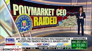 FBI Reportedly Raided Polymarket CEOs Home After Trump Election Win [upl. by Oilut62]