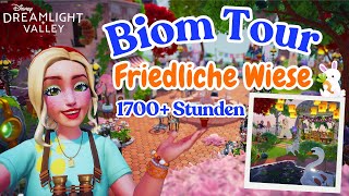 BIOM TOUR  🌼 Meine friedliche Wiese in Disney Dreamlight Valley 🌸  1700 Stunden 🍋 [upl. by Rattray850]