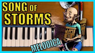 How to Play SONG OF STORMS on MELODICA EASY [upl. by Wolfe865]