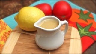 How to Make Lemon Vinaigrette  Quick and Easy Salad Dressing Recipe [upl. by Liw]