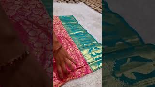 Kanchipuram 100 Pure Handwoven 1G Premium Quality Bridal Korvai Pattern Silk Sarees [upl. by Publias]