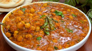 طبخ وصفة حمص سهلة طعمها فاق توقعاتي 😋 روعة مع الرز او الخبز Cooking an Easy Chickpea Recipe [upl. by Ylil]