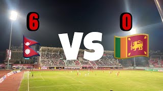 Nepal🇳🇵 vs sri lanka 🇱🇰 football Mach full video [upl. by Joy]