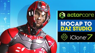 ActorCore to Daz  How to Import ActorCore Mocap into Daz Studio via 3DXChange [upl. by Lorita]