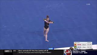 Natalie Wojcik Floor Michigan vs Minnesota 2021 9875 [upl. by Libbie]