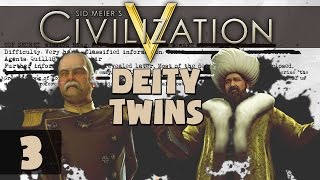 Civilization 5 Deity Twins Ring World  Part 3 [upl. by Fanni]