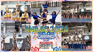 Cheerdance Competition 2024 Part 1 of 2  ANILAG Festival 2024 lovelaguna [upl. by Audra]