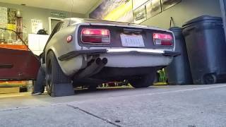 1972 Datsun 240Z Super Sprint Exhaust [upl. by Cort]