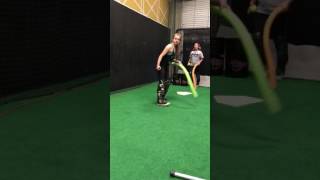 Softball Catchers how to pick off at 1st base [upl. by Parsifal]