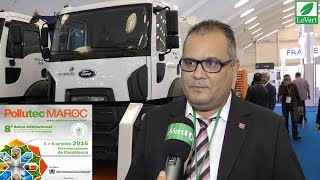 AUTO HALL PRESENTE DES CAMIONS FORD GROS TONNAGE MADE IN TURKIE AU SALON POLLUTEC [upl. by Pulchi]