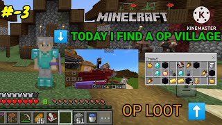 MINECRAFT POCKET EDITION SURVIVAL SERIES  121  HINDI  EPISODE 3 [upl. by Fabyola]