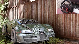 bugatti chiron car rebuilding forza horizon 5 with logitech g29 steering wheelviraltrending [upl. by Loleta]