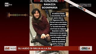 Laudio di Giulia Cecchettin alla zia  Ore 14 del 14112023 [upl. by Ebert]