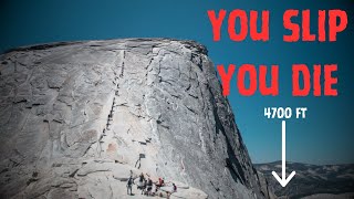 The fatal dangers of climbing Half Dome [upl. by Ynnel]