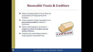 Trusts and Creditor Protection Revocable vs Irrevocable Trusts Explained [upl. by Einnahpets738]