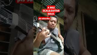 AMJOR SCALEguitar solo cover music guitarplaying guitarcover [upl. by Llekcm]