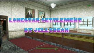 Lonestar Settlement By Jellybean fallout4 fallout4mod fallout4settlement fallout4modding [upl. by Wojcik]