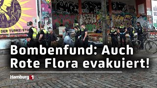 500 Pfund Bombe in der Sternschanze Sechs Stunden lange Entschärfung am Ende erfolgreich [upl. by Aneryc]