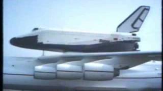 Buran and the an225 at Le Bourget 1989 Part 1 [upl. by Seyer]