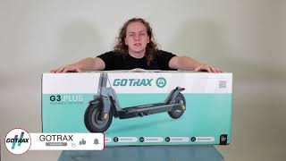 The GOTRAX G3 Plus Electric Scooter Unboxing [upl. by Navac]