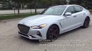 A manual rearwheeldrive luxury car for 45500 Yup The 2019 Genesis G70 20 Sport [upl. by Loyce]