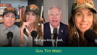 Gov Tim Walz is on We Can Do Hard Things [upl. by Ahsert]