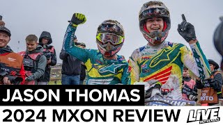 Jason Thomas 2024 MXoN Review [upl. by Follmer]