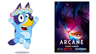 Bluey Characters Favorite Netflix Series [upl. by Uolyram]