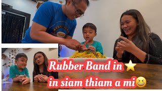 Mizo Choka ka thleng ve thei hlauh Fapa inleng chhawn thiam lutuk 🥰Rubber Band in ⭐️ kan siam bawk [upl. by True]