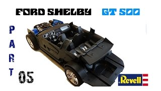 Scale model Revell FORD SHELBY GT500 PART 05 [upl. by Ursas963]