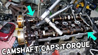 HYUNDAI TUCSON CAMSHAFT CAPS TORQUE SPECS CAMSHAFT BOLTS SEQUENCE [upl. by Worden628]