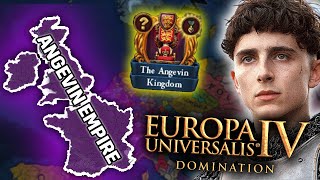 YOU can now FORM the ANGEVIN EMPIRE in EU4 DOMINATION [upl. by Krock]